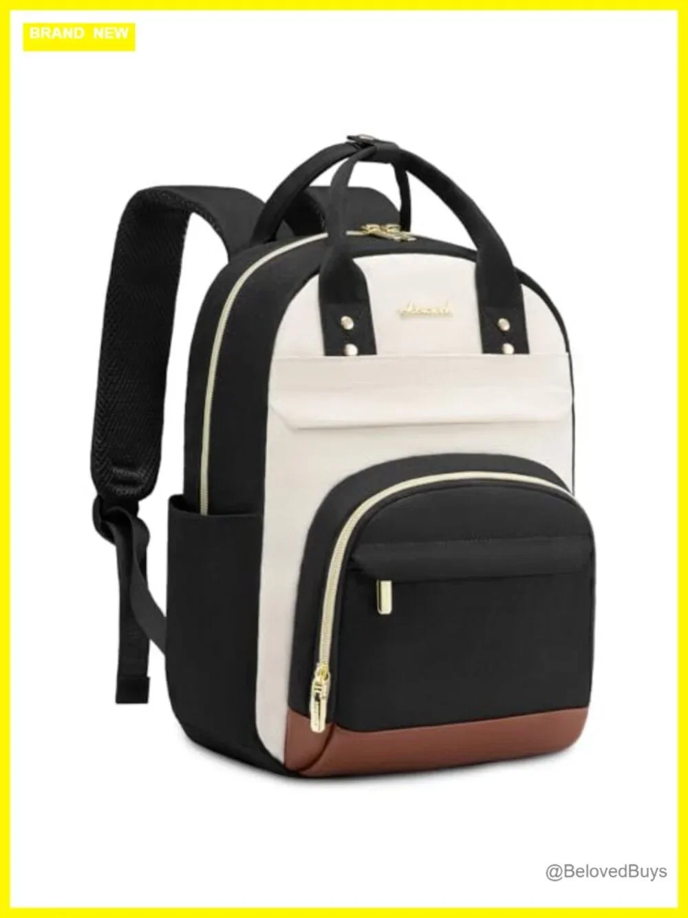 Women's Mini Nylon Backpack Purse with Anti-Theft Pocket, Fits 14